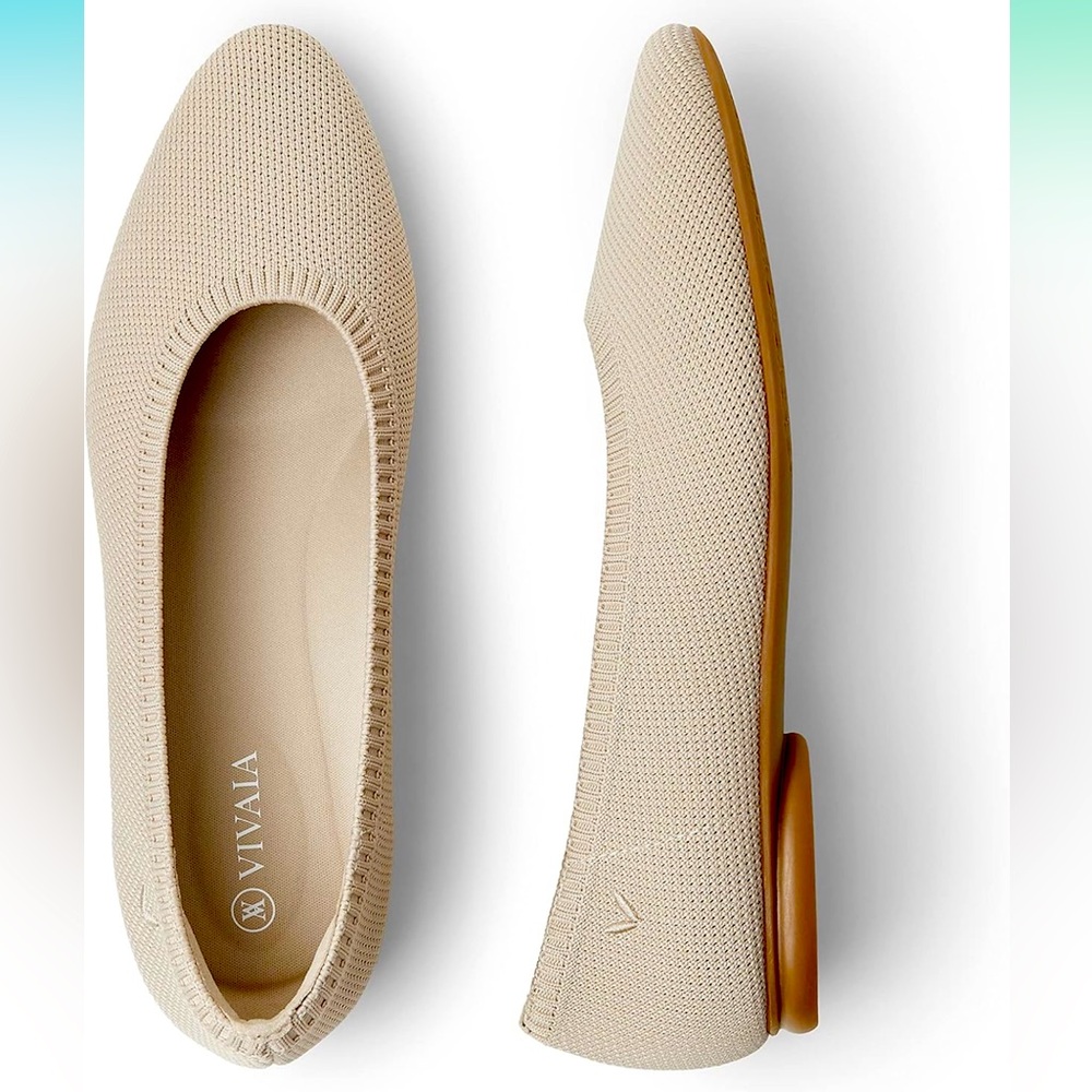 VIVAIA Almond-Toe Ballet Flats Women's Casual Flats